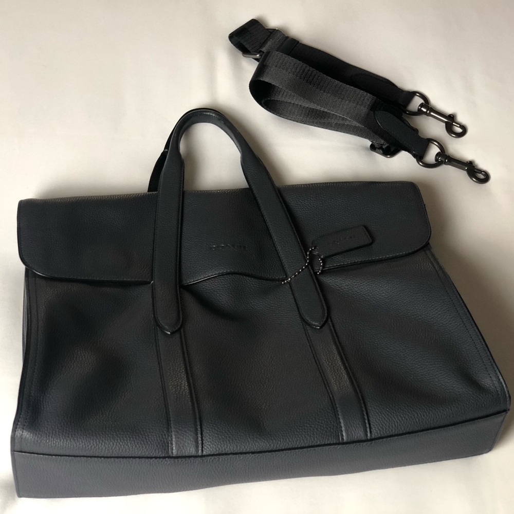 Coach brief and messenger bag for men.